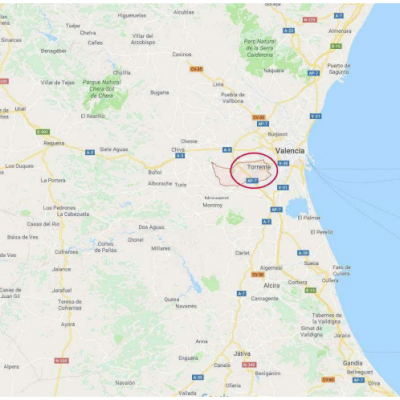 Paraje LUCERO o LANZO. Superficie: 2,35 hectáreas. (Torrente, Valencia)