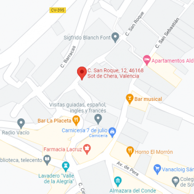 50% de vivienda urbana en la calle San Roque, 12 de Sot de Chera (Valencia). FR: nº 1394 ; RP: de Villar del Arzobispo