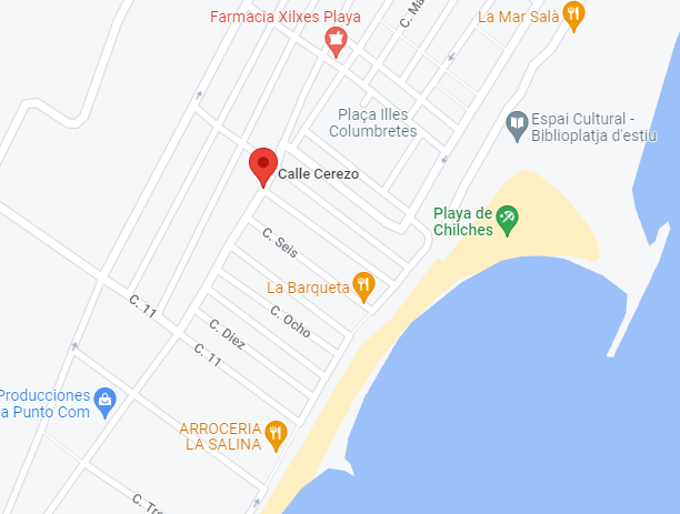 Aparcamiento nº28 (semisótano) en calle del Cerezo (barrio marítimo), Chilches. FR: 7311, RP: nº2 de Nules